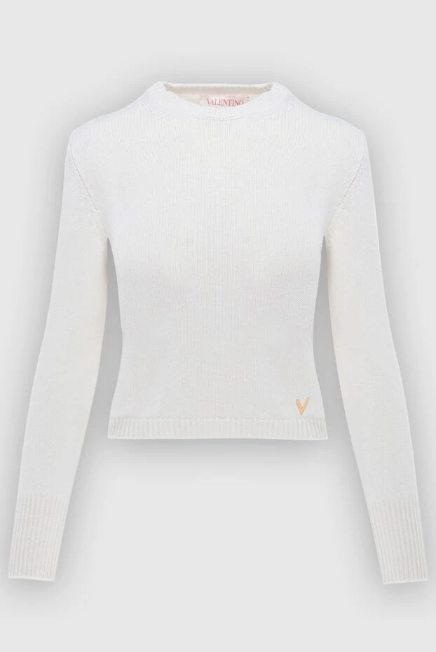 Valentino жіночі джемпер з кашеміру білий жіночий купити фото з цінами 171645 - фото 1