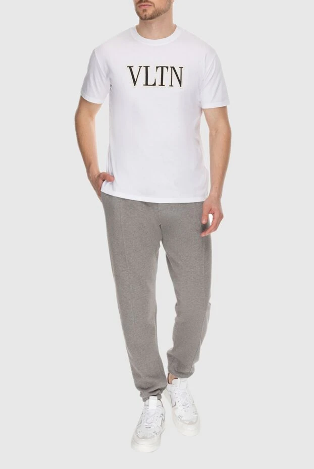 Valentino man white cotton t-shirt for men 171648 - photo 2