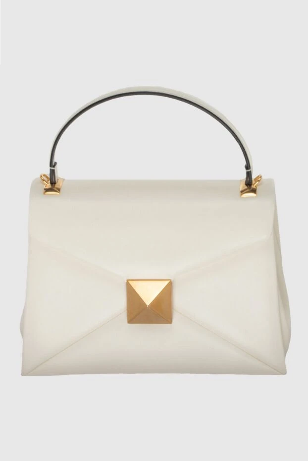 Valentino жіночі сумка зі шкіри біла жіноча купити фото з цінами 171654 - фото 1