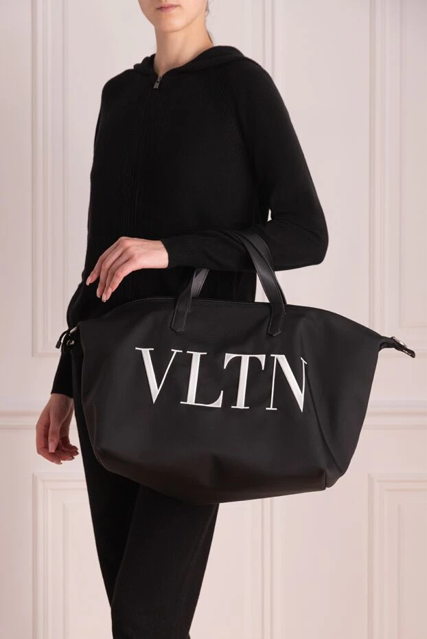 Valentino жіночі сумка дорожня з поліаміду чорна жіноча купити фото з цінами 171658 - фото 2