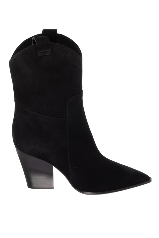 Santoni woman suede boots in black for women buy with prices and photos 171661 - photo 1