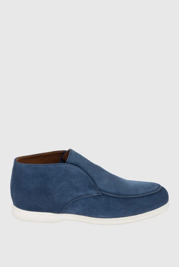 Doucal`s man blue nubuck loafers for men buy with prices and photos 171755 - photo 1