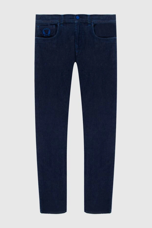 Scissor Scriptor мужские джинсы из хлопка, полиэстера и полиуретана синие мужские купить с ценами и фото 171801 - фото 1