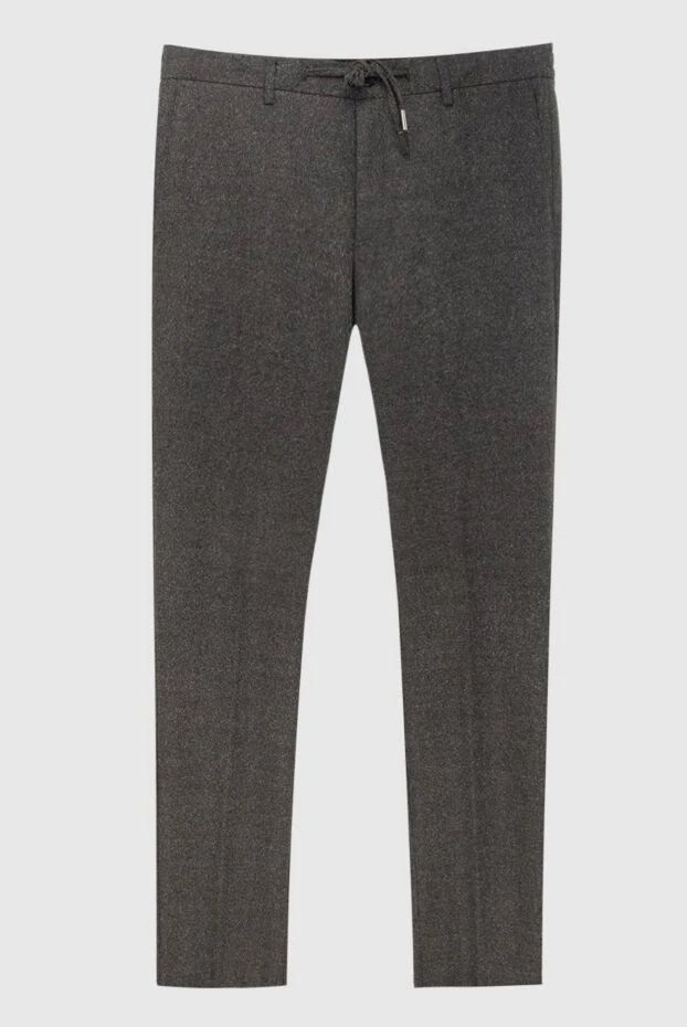 Cesare di Napoli мужские брюки из шерсти серые мужские купить с ценами и фото 171805 - фото 1