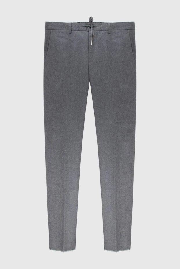 Cesare di Napoli мужские брюки из шерсти серые мужские купить с ценами и фото 171806 - фото 1
