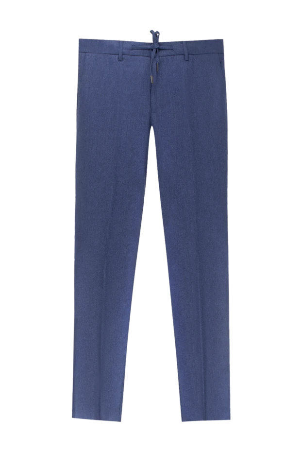 Cesare di Napoli blue wool pants for men 171807 - photo 1