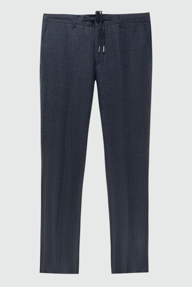 Cesare di Napoli man men's gray wool trousers 171810 - photo 1