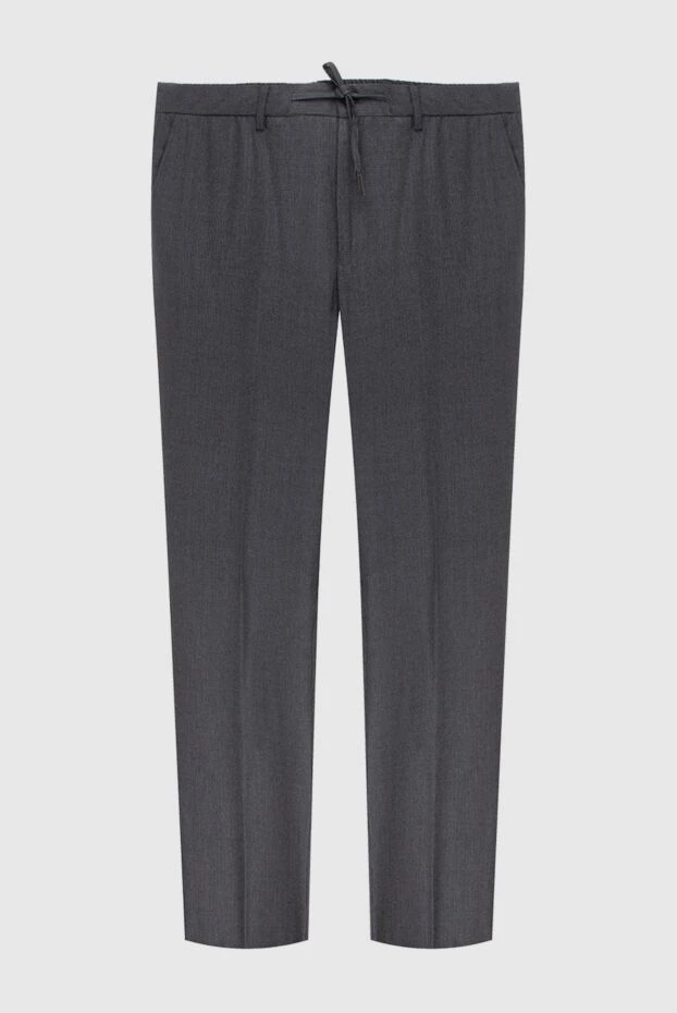 Cesare di Napoli мужские брюки из шерсти серые мужские купить с ценами и фото 171816 - фото 1