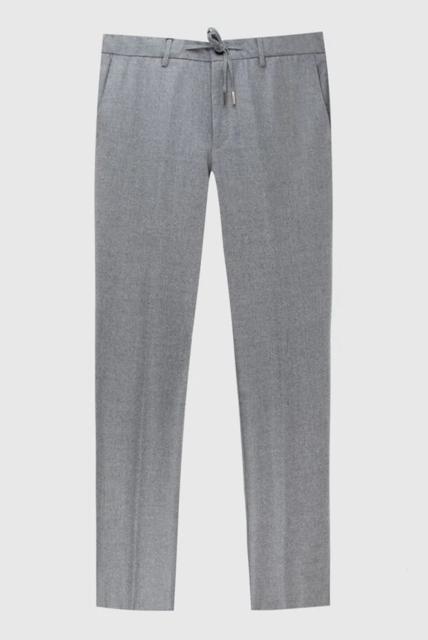 Cesare di Napoli man gray wool trousers for men 171817 - photo 1