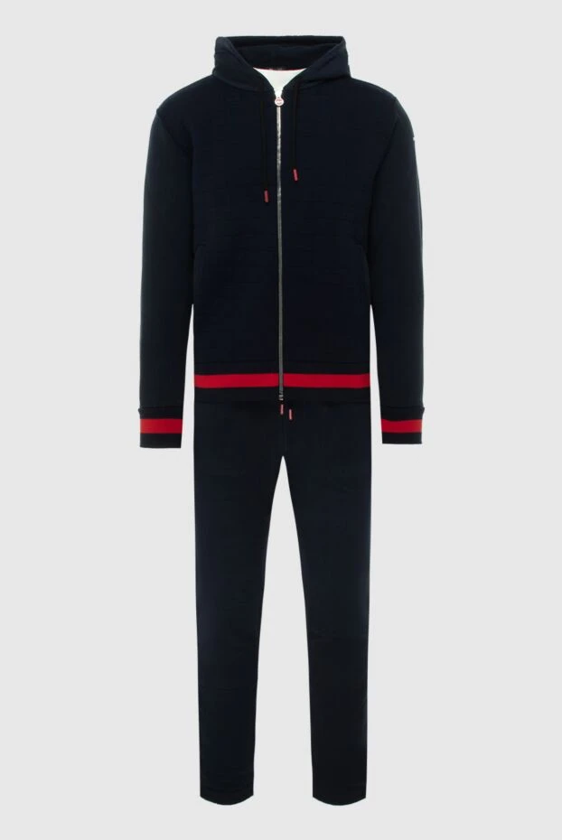Kiton man men's sports suit made of wool, nylon and elastane blue buy with prices and photos 171824 - photo 1