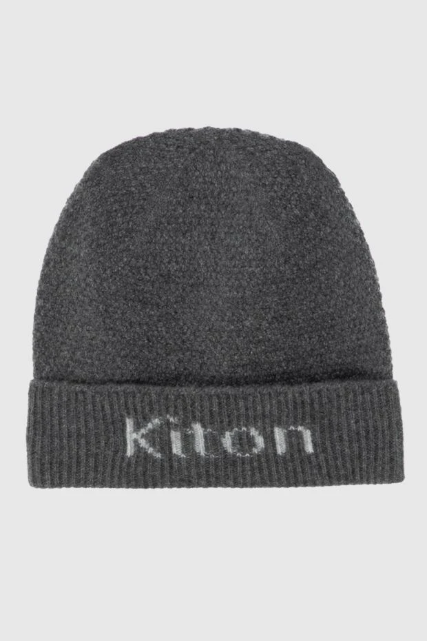 Kiton man gray cashmere hat for men buy with prices and photos 171828 - photo 1