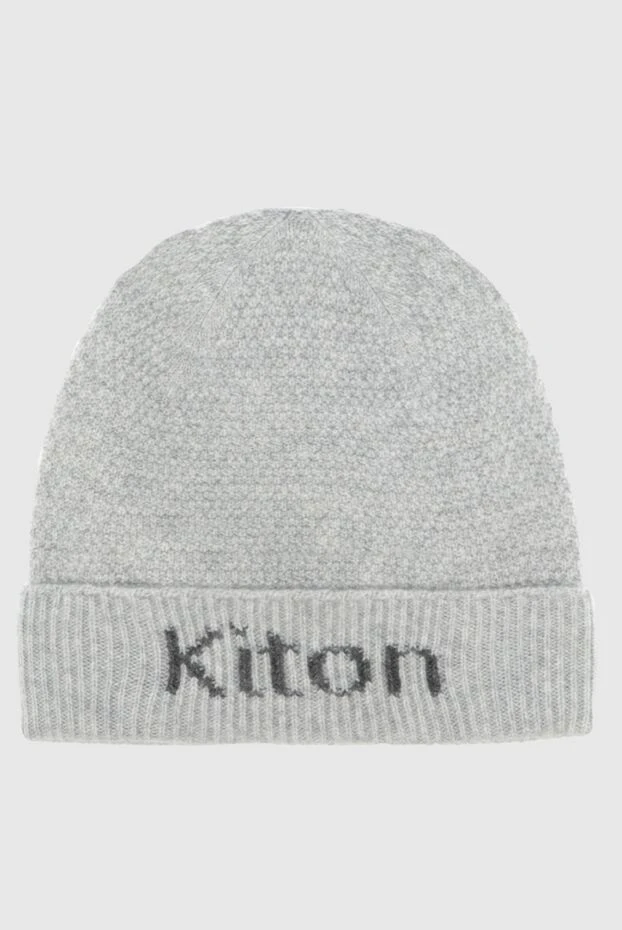 Kiton man gray cashmere hat for men buy with prices and photos 171829 - photo 1