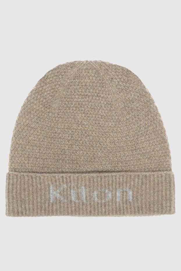 Kiton man gray cashmere hat for men buy with prices and photos 171830 - photo 1