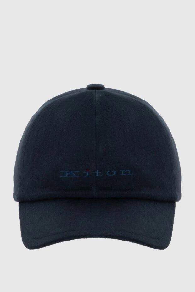 Kiton man blue cashmere cap for men buy with prices and photos 171831 - photo 1