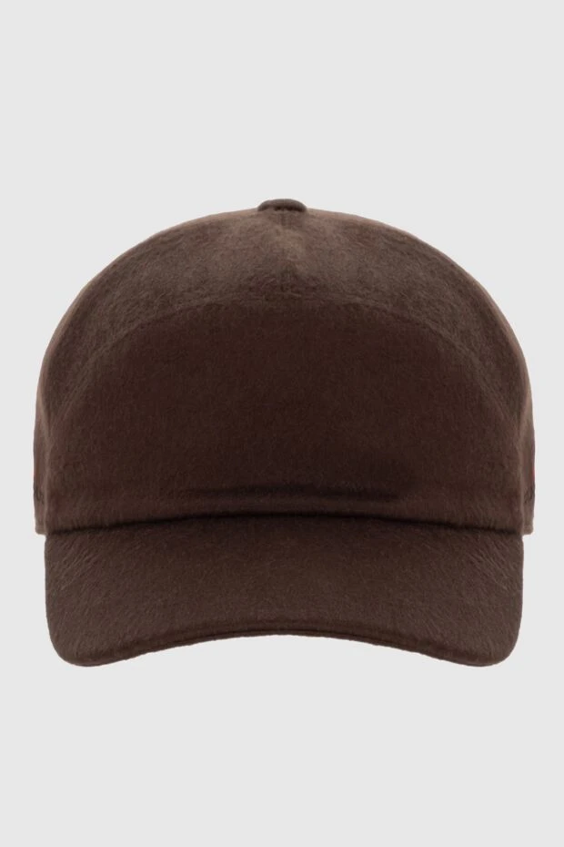 Kiton man brown cashmere cap for men buy with prices and photos 171833 - photo 1