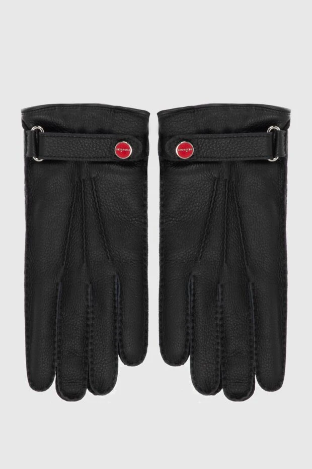 Kiton man black leather gloves for men buy with prices and photos 171843 - photo 1