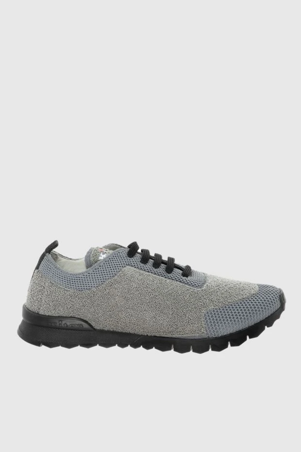 Kiton man blue wool sneakers for men buy with prices and photos 171846 - photo 1