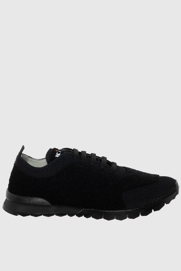 Kiton man black wool sneakers for men 171847 - photo 1