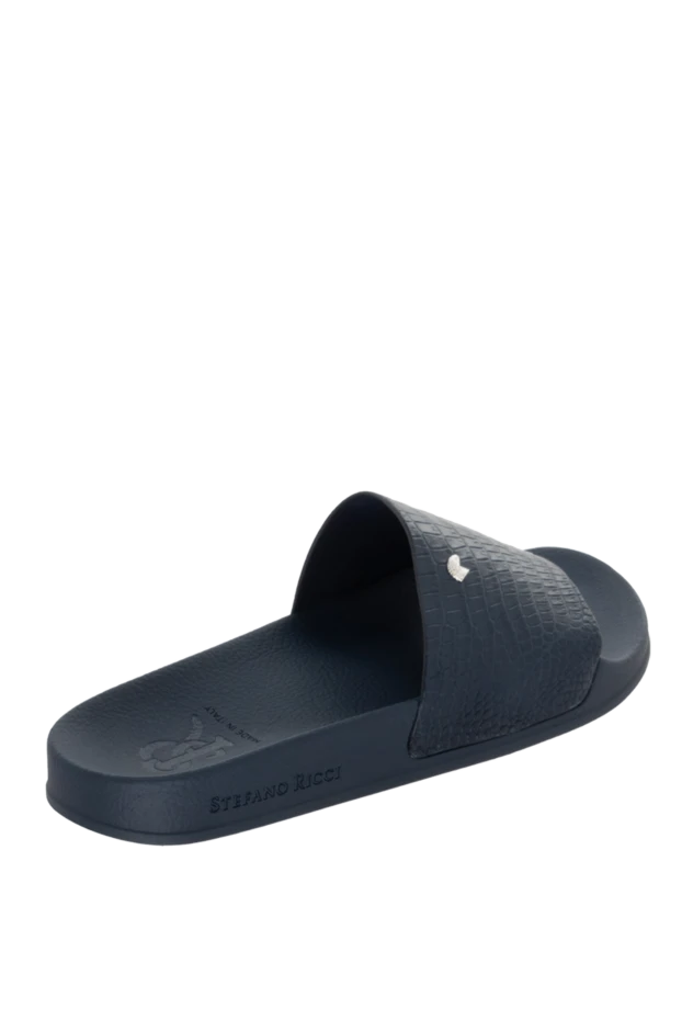 Stefano Ricci crocodile leather flip flops black for men 171855 - photo 3