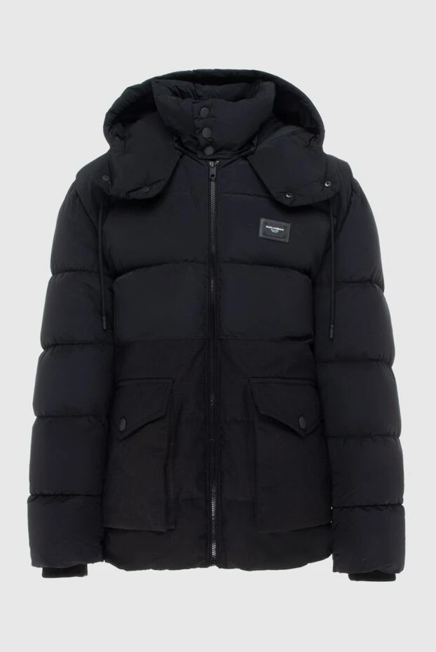 Dolce & Gabbana чоловічі куртка зимова з бавовни та поліаміду чорна чоловіча купити фото з цінами 171864 - фото 1