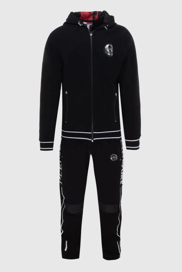 Plein Sport man men's sports suit made of cotton and elastane, black buy with prices and photos 171865 - photo 1