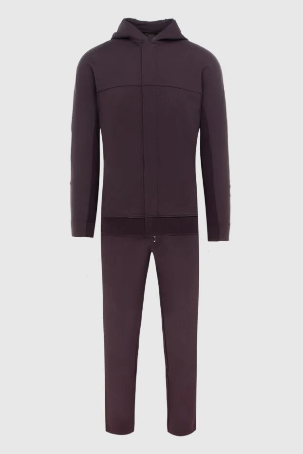 Loro Piana man men's sports suit made of wool and elastane, burgundy buy with prices and photos 171870 - photo 1