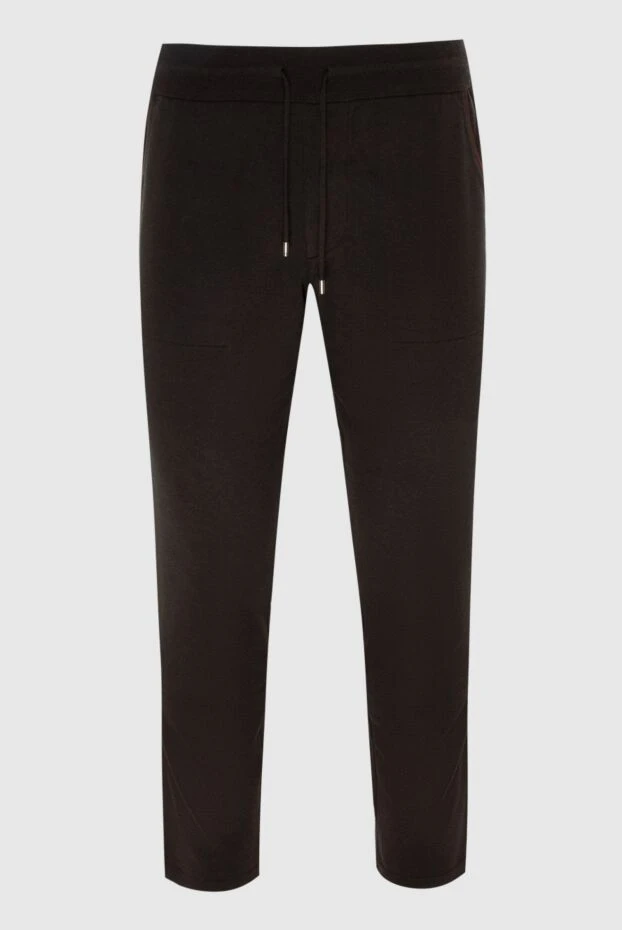 Loro Piana мужские спортивные брюки мужские из хлопка и кашемира коричневые купить с ценами и фото 171872 - фото 1