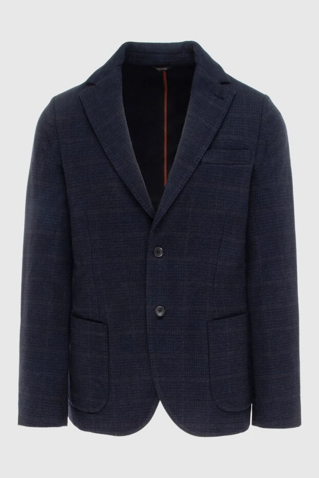 Loro Piana мужские пиджак из шерсти синий мужской купить с ценами и фото 171873 - фото 1