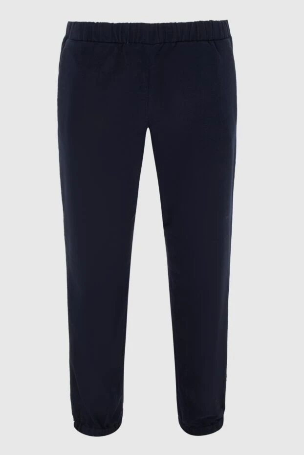 Loro Piana мужские спортивные брюки мужские из хлопка синие купить с ценами и фото 171874 - фото 1