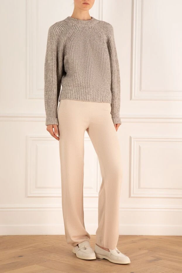 Peserico woman beige trousers for women 171897 - photo 2