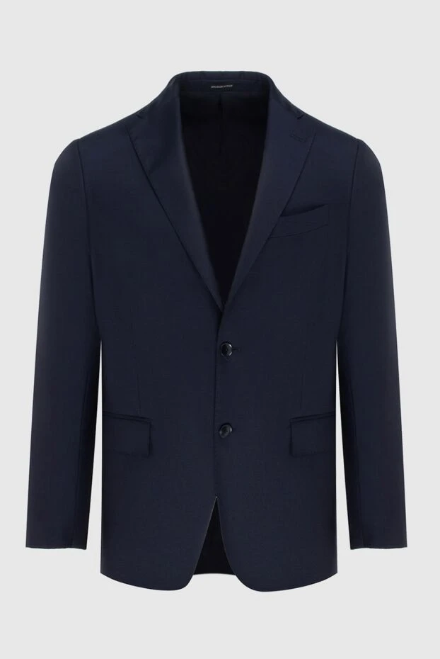 Sartoria Latorre blue wool jacket for men 171903 - photo 1