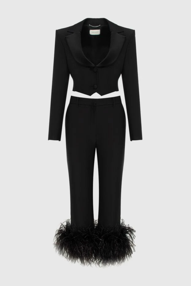 Magda Butrym woman women's black wool trouser suit buy with prices and photos 171904 - photo 1