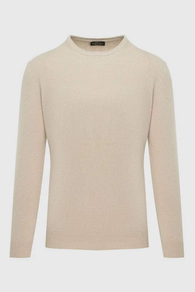 Cesare di Napoli man cashmere jumper beige for men buy with prices and photos 171911 - photo 1