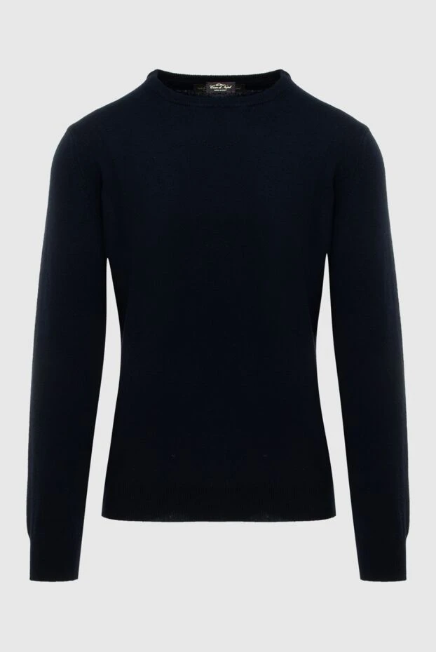 Cesare di Napoli man cashmere jumper blue for men buy with prices and photos 171913 - photo 1