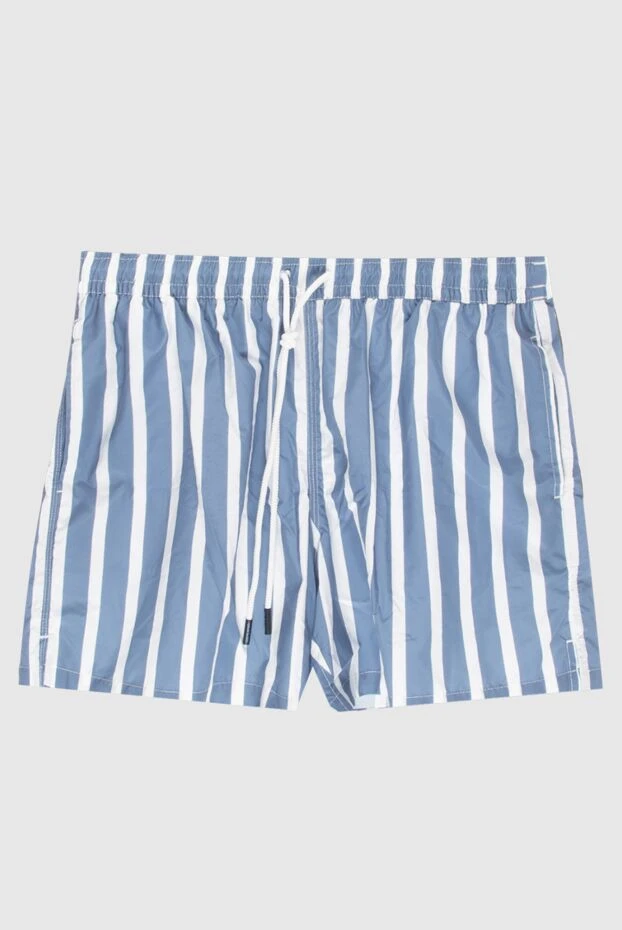 Gran Sasso мужские шорты пляжные из полиэстера голубые мужские купить с ценами и фото 171986 - фото 1