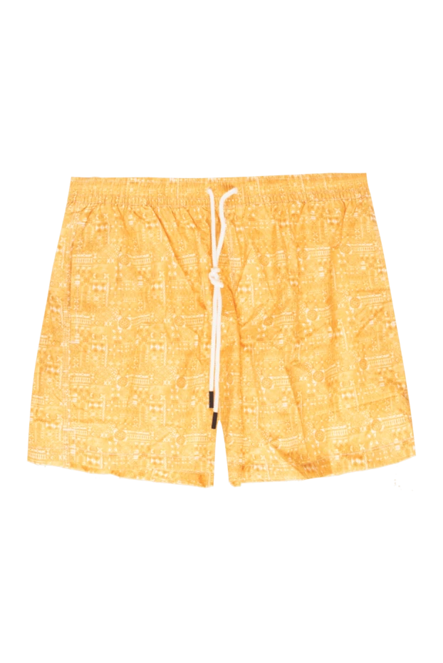 Gran Sasso мужские шорты пляжные из полиэстера желтые мужские купить с ценами и фото 171987 - фото 1