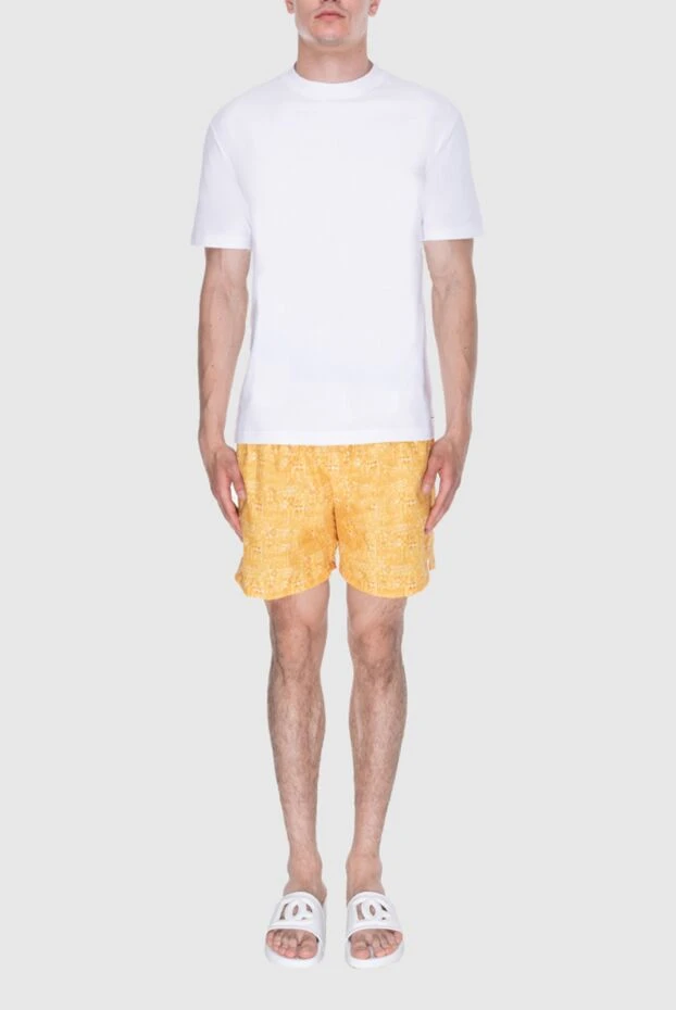 Gran Sasso чоловічі шорти пляжні з поліестеру жовті чоловічі купити фото з цінами 171987 - фото 2