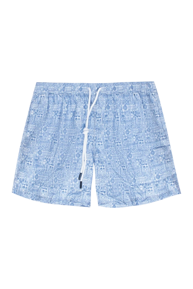 Gran Sasso мужские шорты пляжные из полиэстера голубые мужские купить с ценами и фото 171988 - фото 1
