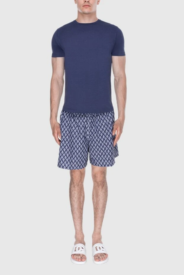 Gran Sasso мужские шорты пляжные из полиэстера синие мужские купить с ценами и фото 171990 - фото 2