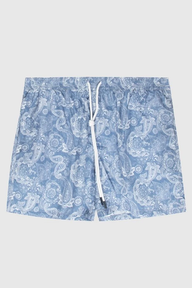 Gran Sasso мужские шорты пляжные из полиэстера голубые мужские купить с ценами и фото 171991 - фото 1