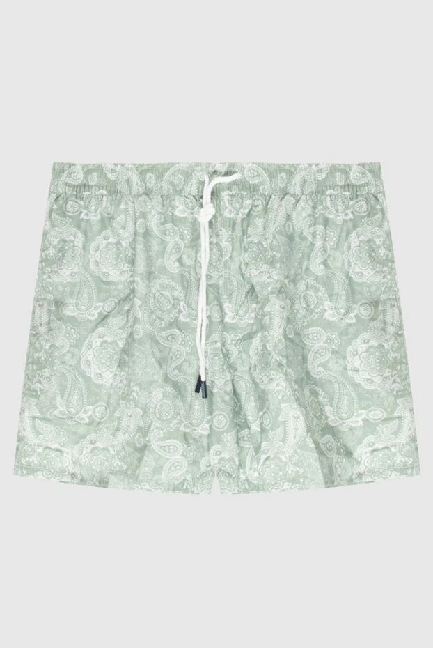 Gran Sasso мужские шорты пляжные из полиэстера зеленые мужские купить с ценами и фото 171992 - фото 1