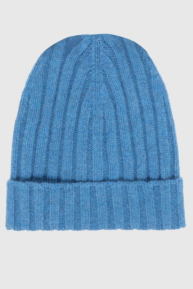 Gran Sasso мужские шапка из кашемира синяя мужская купить с ценами и фото 171996 - фото 1