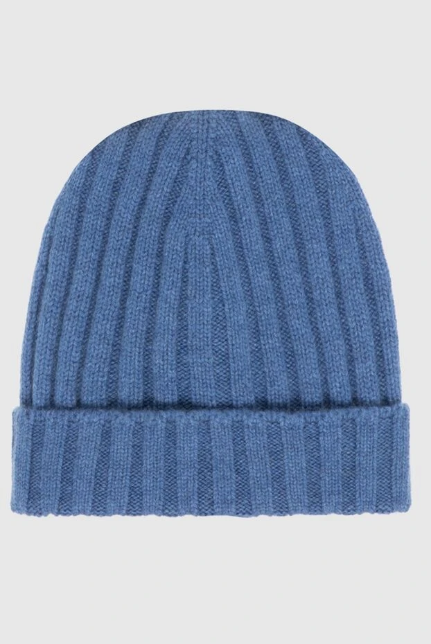 Gran Sasso мужские шапка из кашемира синяя мужская купить с ценами и фото 171999 - фото 1