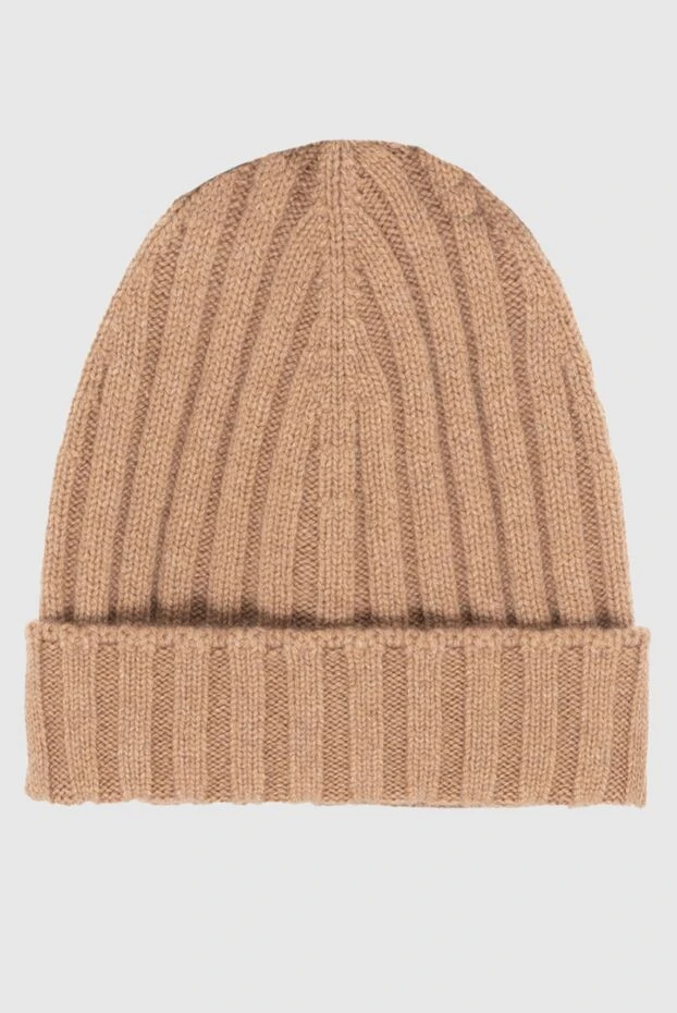 Gran Sasso мужские шапка из кашемира бежевая мужская купить с ценами и фото 172001 - фото 1