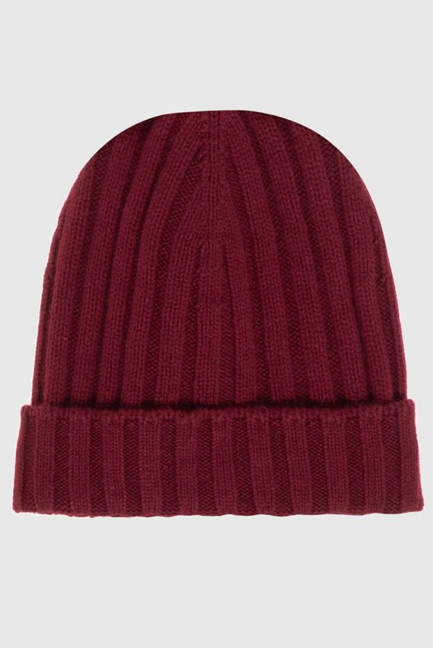Gran Sasso мужские шапка из кашемира красная мужская купить с ценами и фото 172002 - фото 1