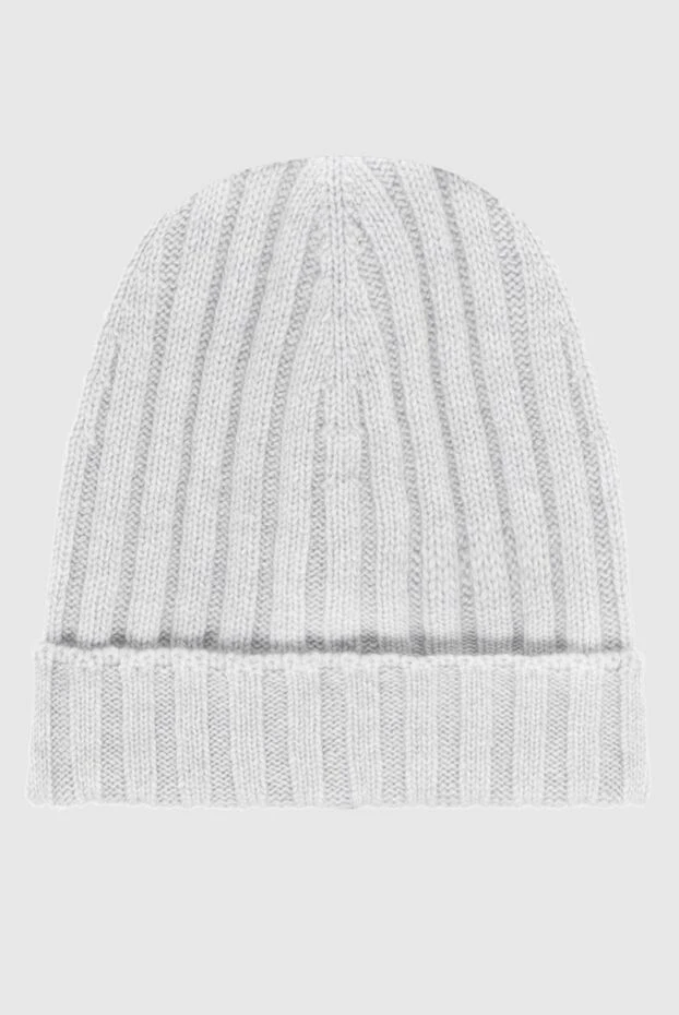 Gran Sasso мужские шапка из кашемира белая мужская купить с ценами и фото 172014 - фото 1