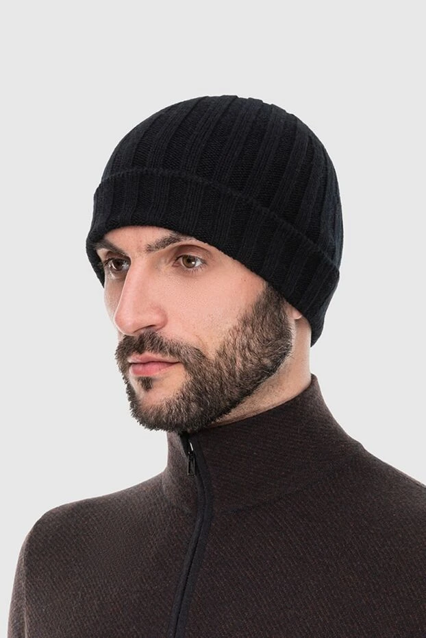 Gran Sasso man cashmere hat black for men buy with prices and photos 172016 - photo 2