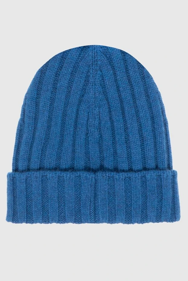 Gran Sasso мужские шапка из кашемира синяя мужская купить с ценами и фото 172017 - фото 1
