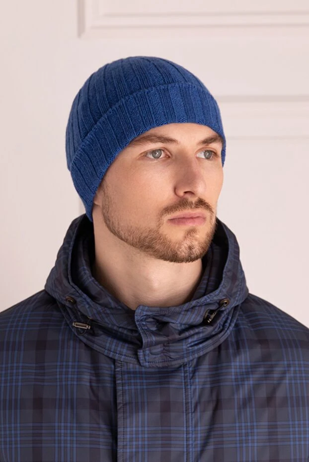 Gran Sasso man cashmere hat blue for men buy with prices and photos 172017 - photo 2