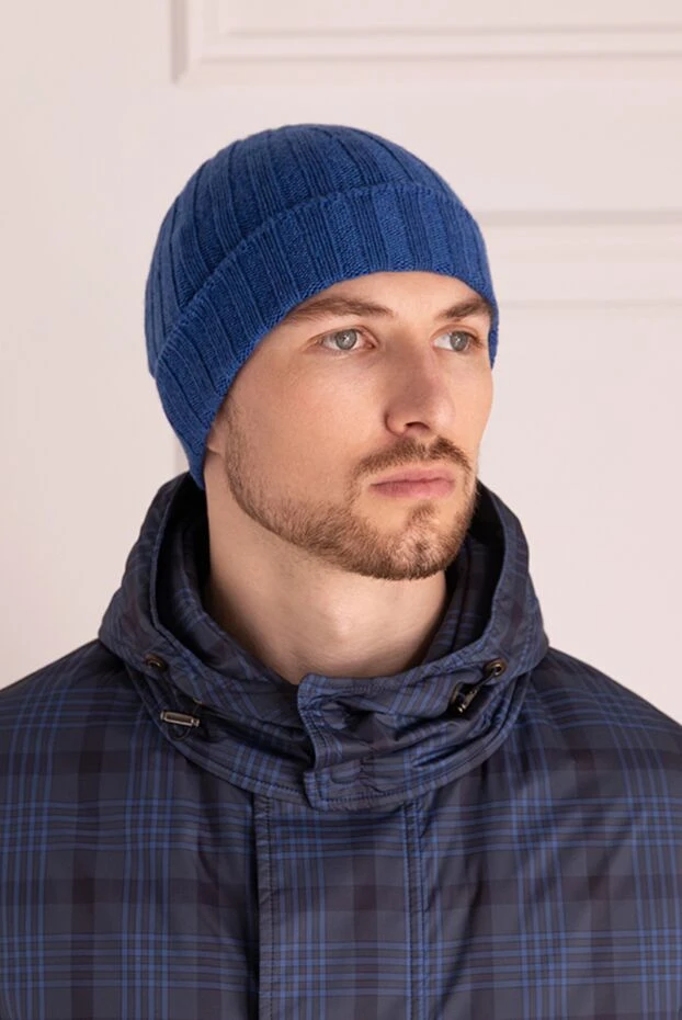 Gran Sasso man cashmere hat blue for men 172017 - photo 2